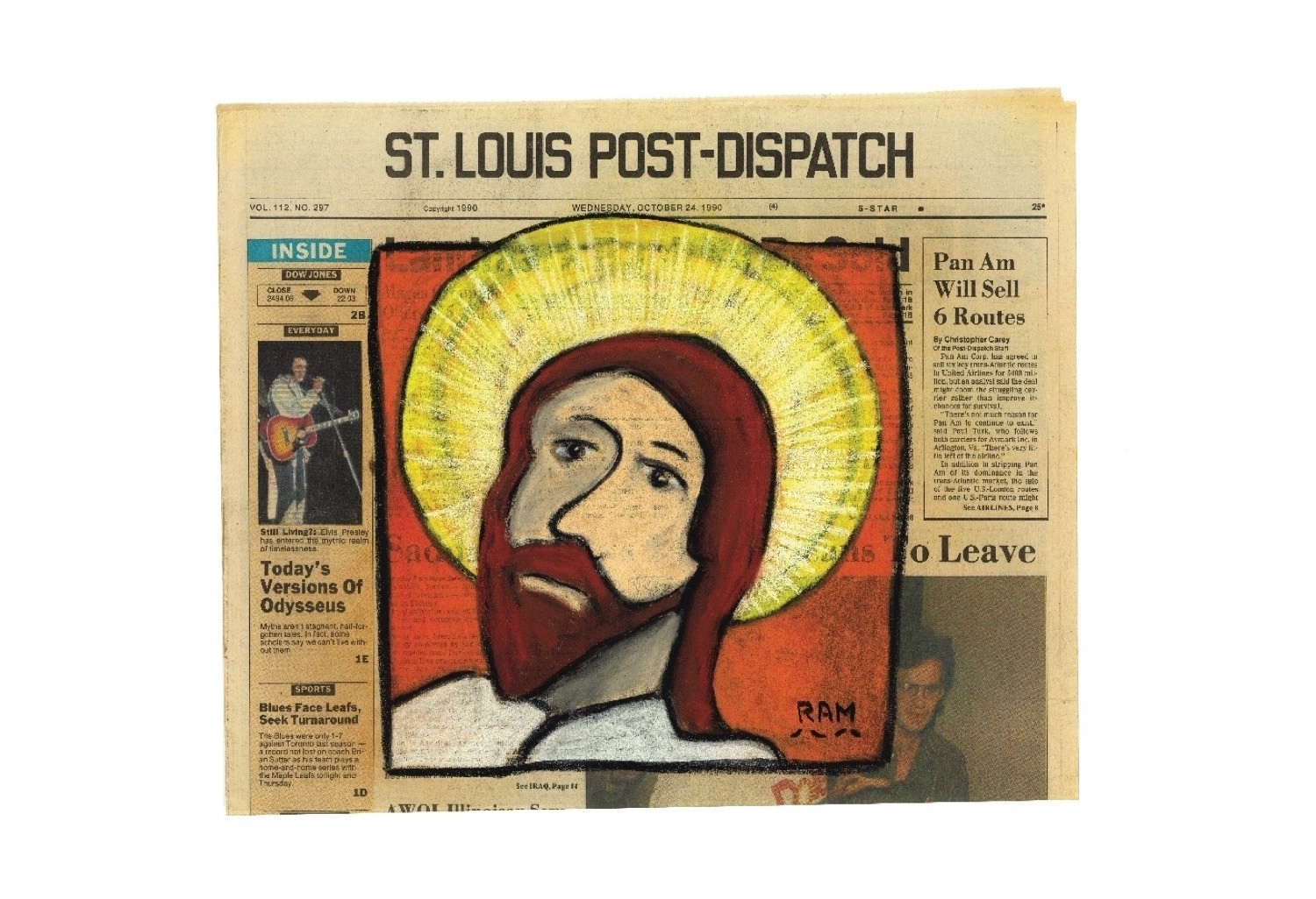 St Louis Post- Dispatch October 24, 1990 | Daily Muse Art Gallery Quality Prints